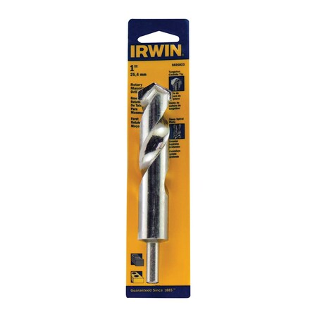 Irwin Irwin 1 in. X 6 in. L Tungsten Carbide Tipped Masonry Drill Bit Straight Shank 1 pk 5026023